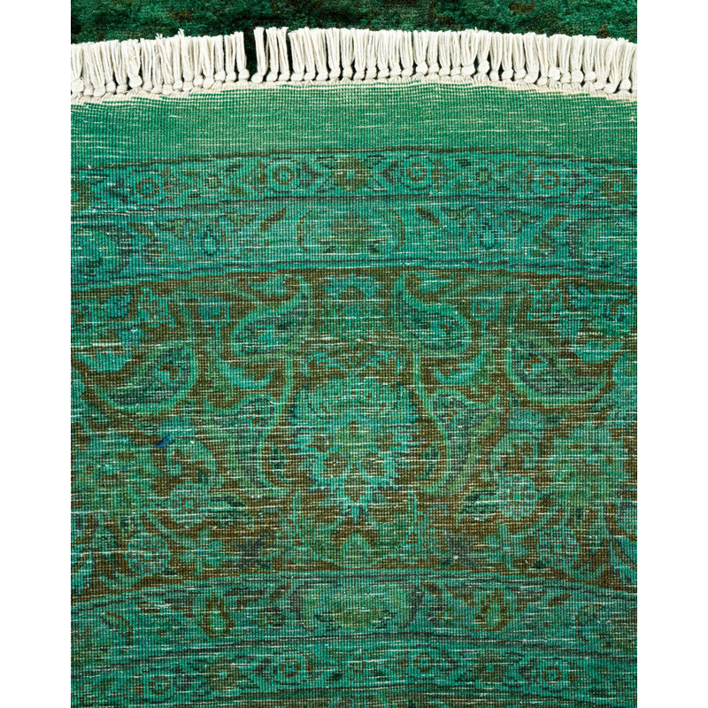 Fine Vibrance One-of-a-Kind 7'8" Hand Knotted Area Rug