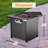 Square Iron Propane Smokeless Fire Pit Table with Lid