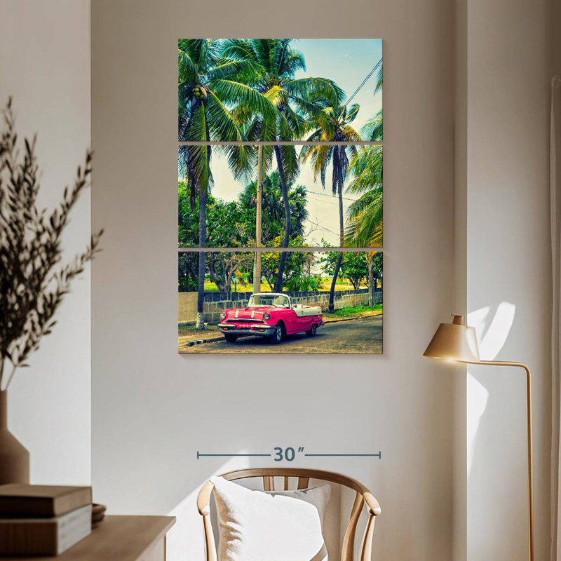 Voiture classique Mehar à Cuba, H 65 po x l 42 po