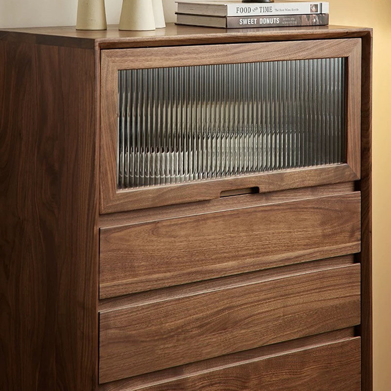 Commode d'appoint luxueuse en bois massif, H 47,24 po x l 27,55 po x P 15,74 po