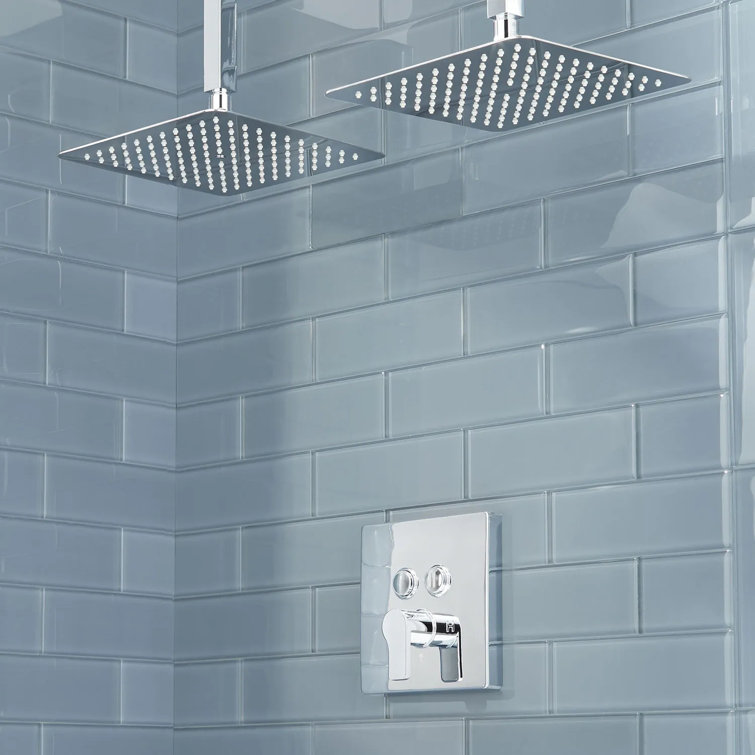 Hibiscus Simple Select Dual Shower Head Shower System