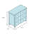 Commode double 11 tiroirs