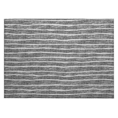 Loreen Washable Striped Indoor / Outdoor Rug