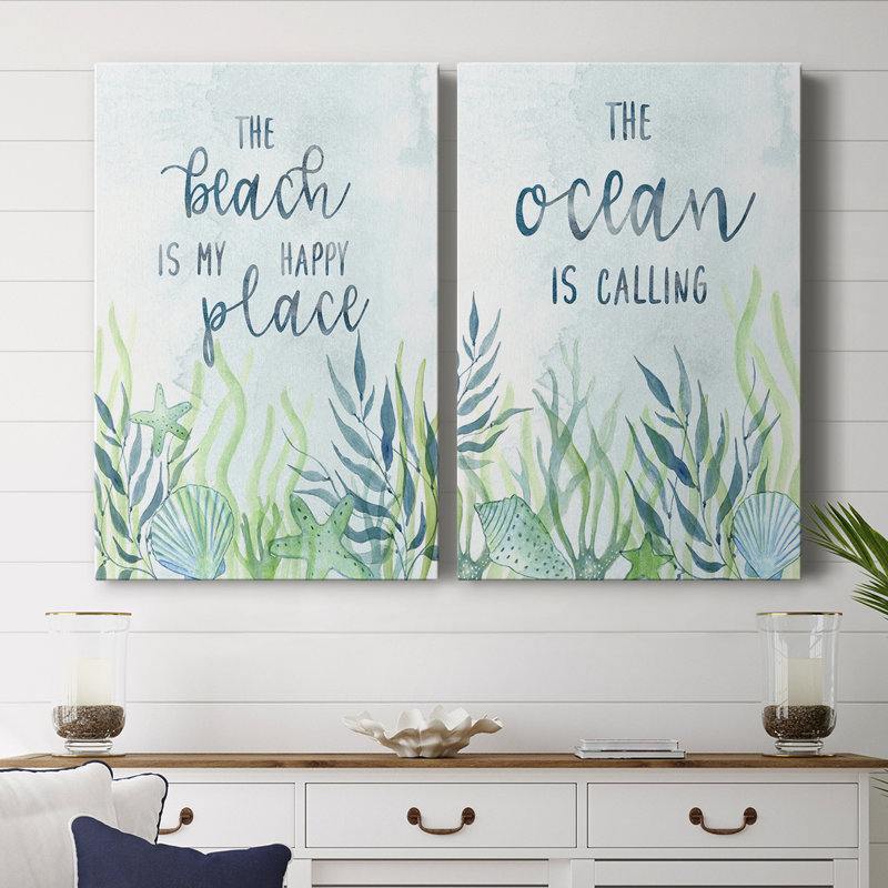 Toile tendue avec châssis Coastal Type I-Premium - prêt à être accroché, H 12 po x l 16 po
