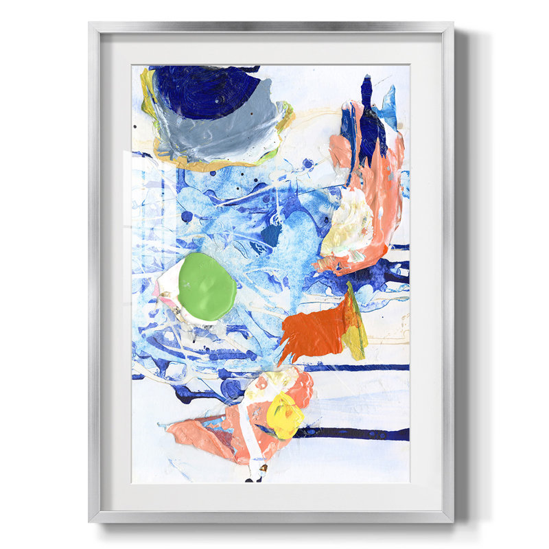 Evidence IV - Impression encadrée, H 28,5 po x l 20,5 po, Argent argent
