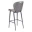 Chaise de bar Terrence brun rétro-2124899343