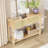 Zayer Rattan Entryway Table, 43" Console Table with Drawers, 2 Tier Sofa Table with Storage, Wooden Console Table for Entryway-1089253019