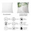Carré, orchidée blanche rétro II - coussin décoratif traditionnel imprimé-60158129