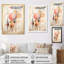 «Distant Celebration Circurlar In Retro Pink I - Modern Geometric Wall Art Living Room-648039616-616827908