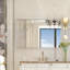 Miroir de salle de bain mural (brossé et arrondi)-1067727248
