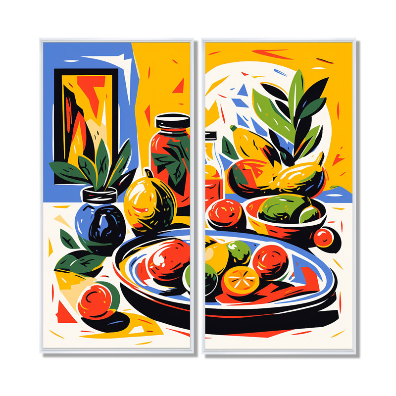 Impression sur toile Guacamole, H 32 po x l 32 po, Impression encadrée flottante, Blanc