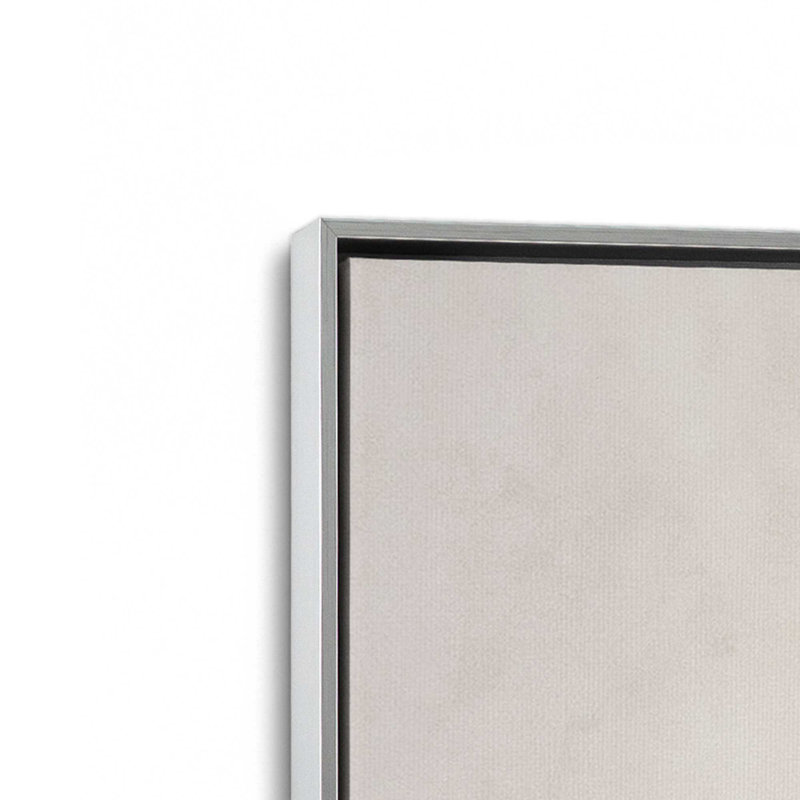 Frosted Elegance Canvas Art Print, Polished Chrome, 48.75" H x 32.75" W