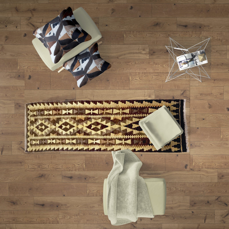 Runner Heston Moroccan Hand Woven 80cm X 290cm Area Rug