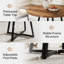 Table de bienvenue élégante, table de salle à manger, table de salle à manger