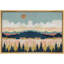«Abstract Mountain Nature Scenery - Floater Frame», reproduction d'art sur toile-309820710-336844671