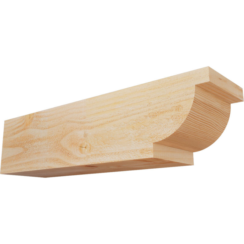 Alpine Rough Sawn, Sapin de Douglas, H 6 po x l 24 po x P 6 po