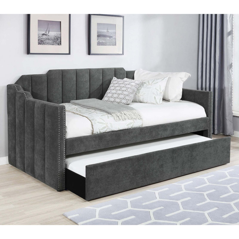Lit de jour simple tapissier Pressley
