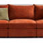 Canapé modulaire moderne réversible de 102 po de largeur avec repose-pieds en tissu chenille de qualité supérieure-952038365