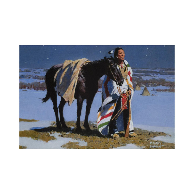 Early Thaw by David Mann - Wrapped Canvas Painting