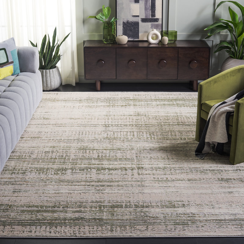 Bluette Performance Abstract Rug, Rectangle 9" x 12"