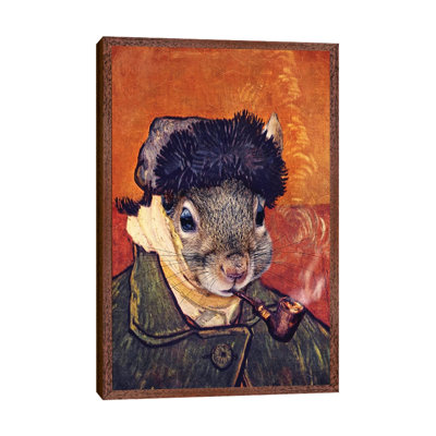 Vincent Selfie by Karen Burke - Print on Canvas
