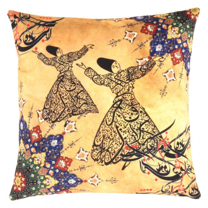 Coussin décoratif en velours Pasargad 16 po x 16 po