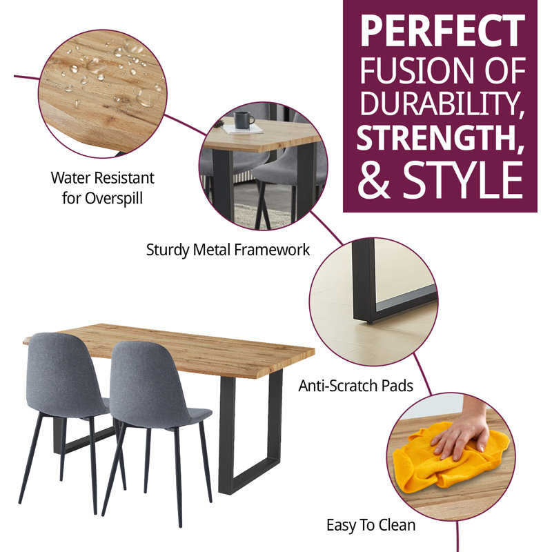 Noni 4 - Person Dining Set