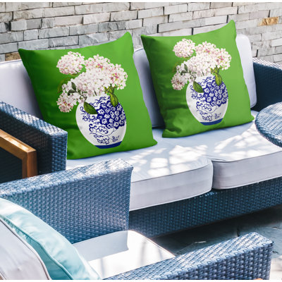  Coussin décoratif intérieur / extérieur floral