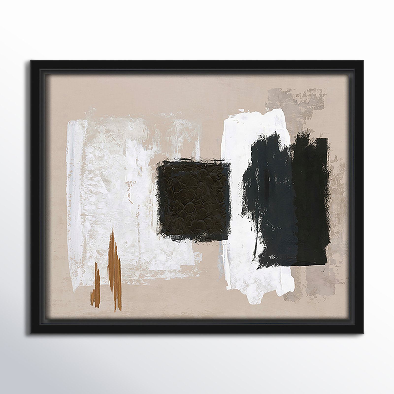 Imone - Floater Frame Canvas, Black, 9.5" H x 11.5" W