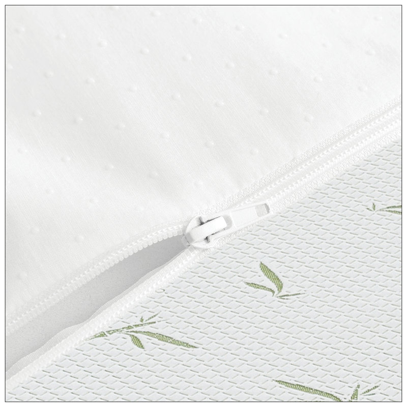 10-Inch Dual Layer Memory Foam Mattress With Rayon From Bamboo Infused Cover, Twin