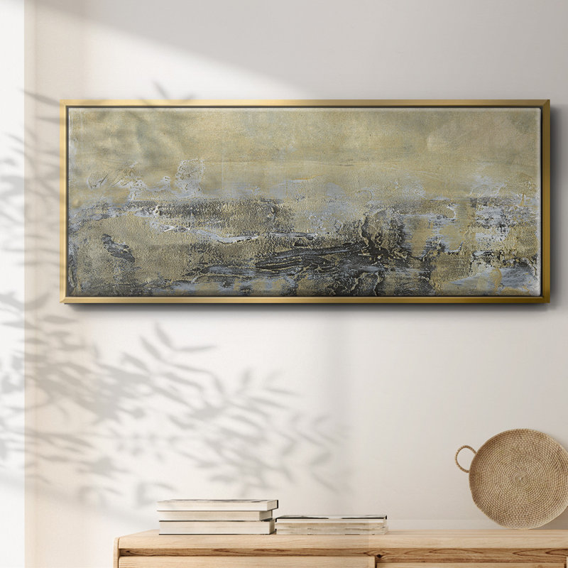 Gold Horizon I - toile encadrée