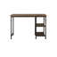 Bureau à cadre en métal avec surface en placage de bois 45 po Kilmersdon