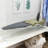 Made Gray T-Leg Ironing Board With Adjustable Height & Compact Folding Design