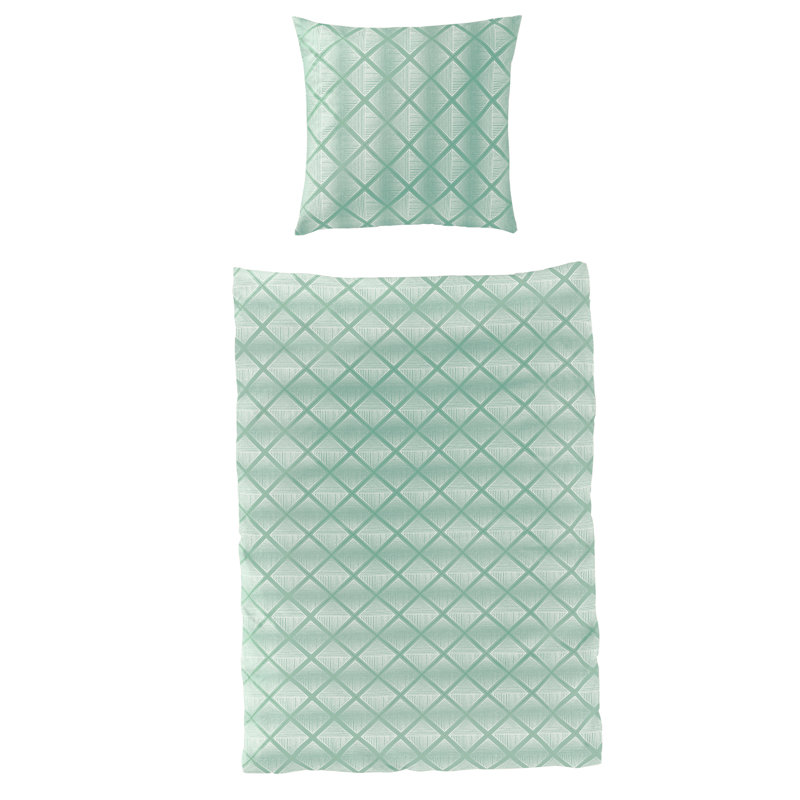Plaid Duvet Cover Set with Pillowcases Included, 155 x 220cm Duvet Cover + 1 Standard Pillowcase