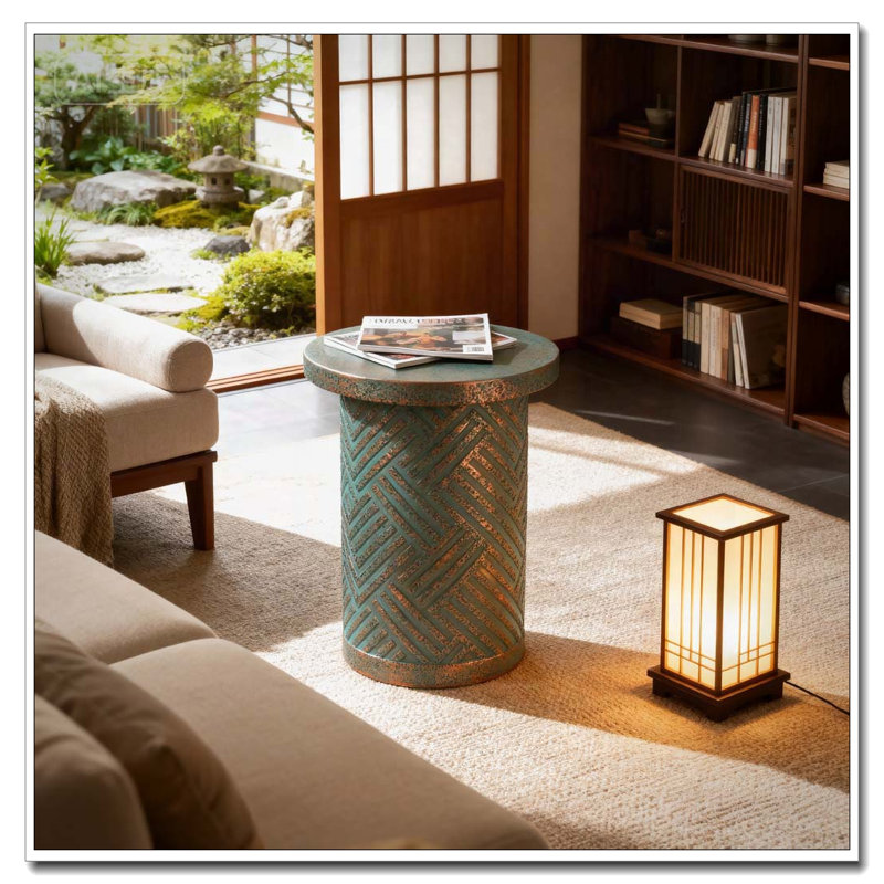 Table d'appoint d'extérieur pour terrasse