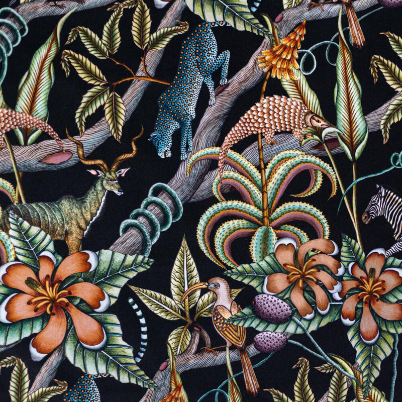 Ardmore Velvet Fabric, Night
