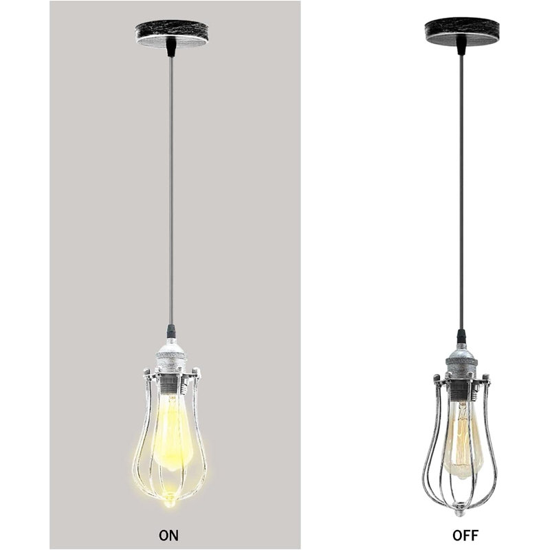 Antashia 1 - Light Pendant, Brushed Silver/Black
