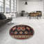 Tapis noir/rouge/beige traditionnel Miky-1474594016