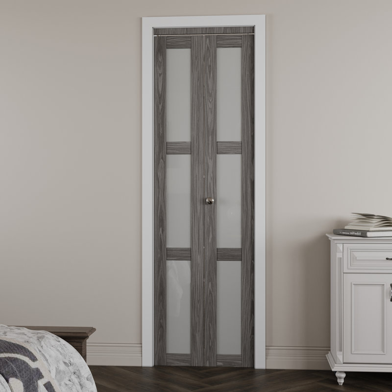Porte pliante en bois manufacturé 3-Lite, 24 po x 80 po