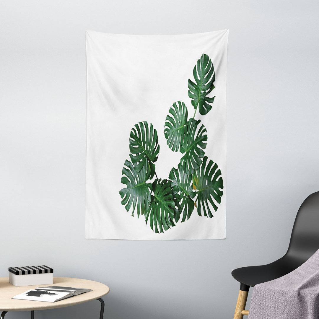 Wandteppich Philodendron Realistische Monstera Deliciosa BlÃ¤tter