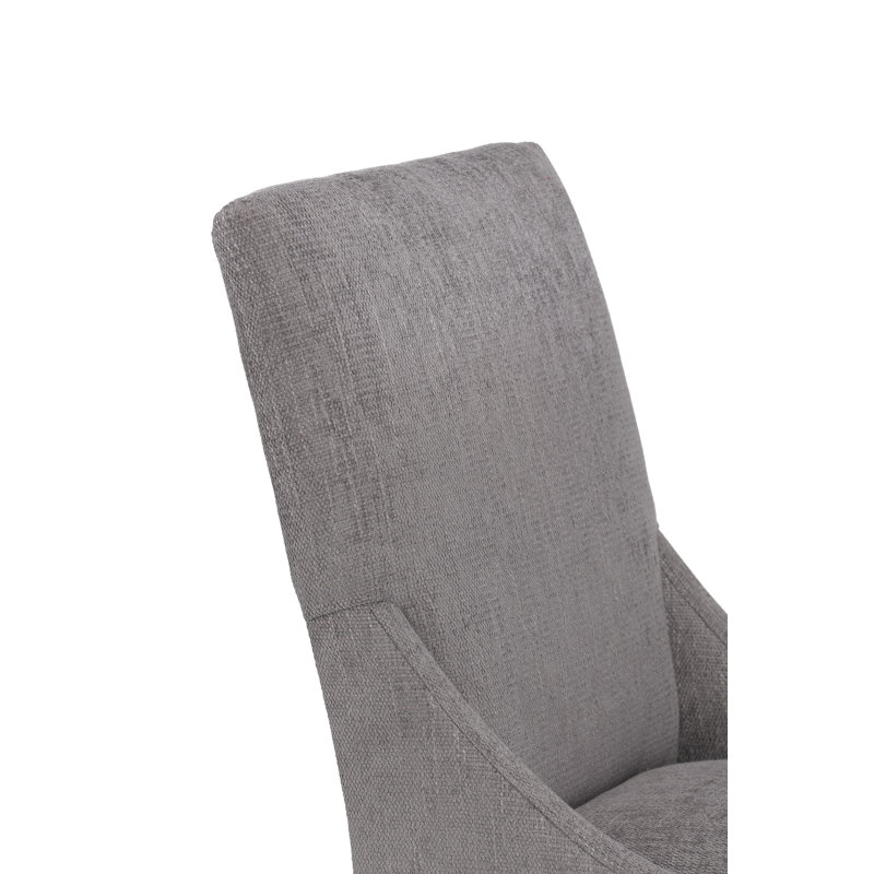 Chaise de salle à manger Raden, Espresso, Gris