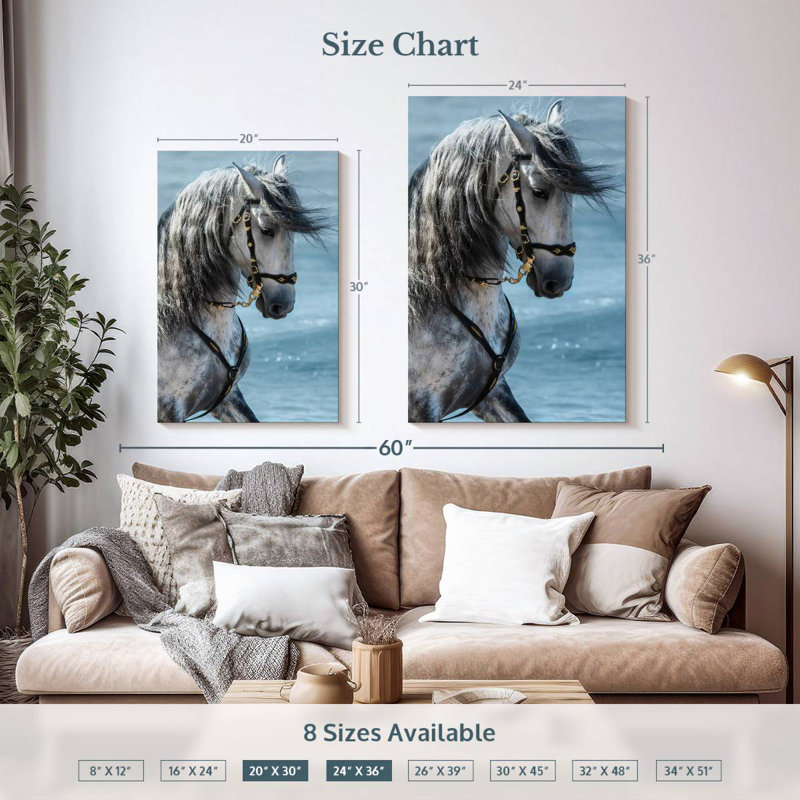 Brampt Equine, 36" H x 24" W