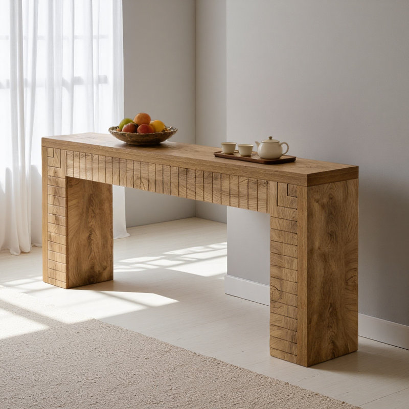 Console de style artistique, canapé, table d'appoint