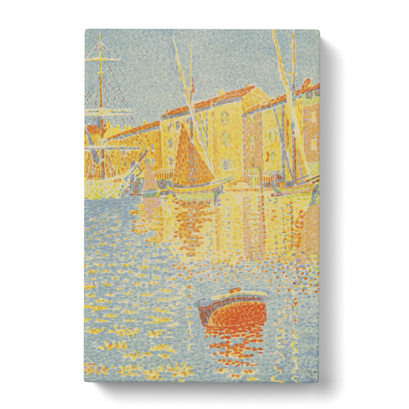 The Buoy Vol.1 by Paul Signac - Wrapped Canvas Painting, 76cm H x 50cm W x 3cm D