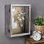 Balcomb Solid Wood Shadow Box with Frame in Brown