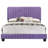 Contemporary Purple Full Size Bed