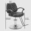 Fauteuil de coiffure hydraulique noir