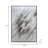 Abstract Canvas, Gray On Black Frame, Rectangle