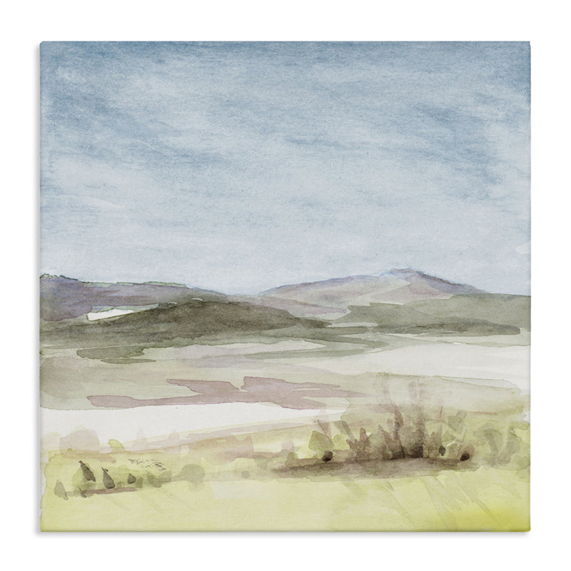 «Crisp Morning Mountains», art mural sur toile par Lanie Loreth, H 36 po x l 36 po