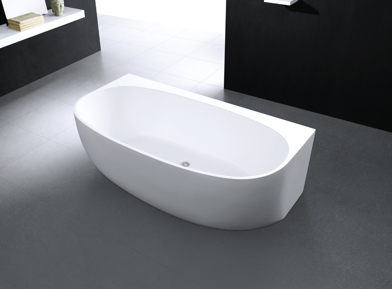 AGUA CANADA 66'' x 31'' Freestanding Soaking Bathtub - Wayfair Canada